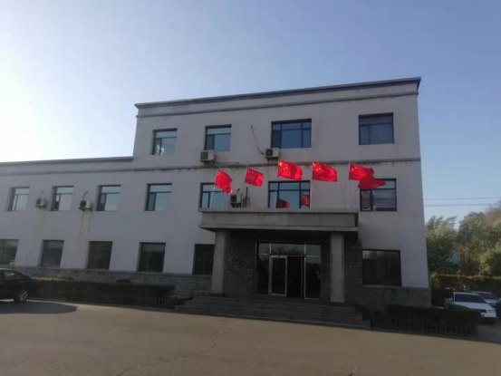 為慶祝祖國(guó)成立70周年，九星鈦材料（遼寧）有限公司在廠區(qū)內(nèi)各處懸掛國(guó)旗，向祖國(guó)致敬。